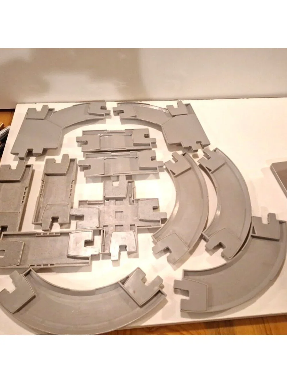 Geotrax Gray Railroad Train Tracks Lot 12 Pc  Straight Curves Fisher Price